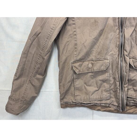 21 Men Brown Utility Worker wear Jacket All American Brand Size L - Picture 12 of 16
